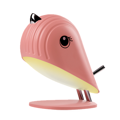 Светильник настольный аккумуляторный светодиодный ПТАШКА розовый