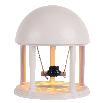 Светильник настольный светодиодный КОТИК белый диммер