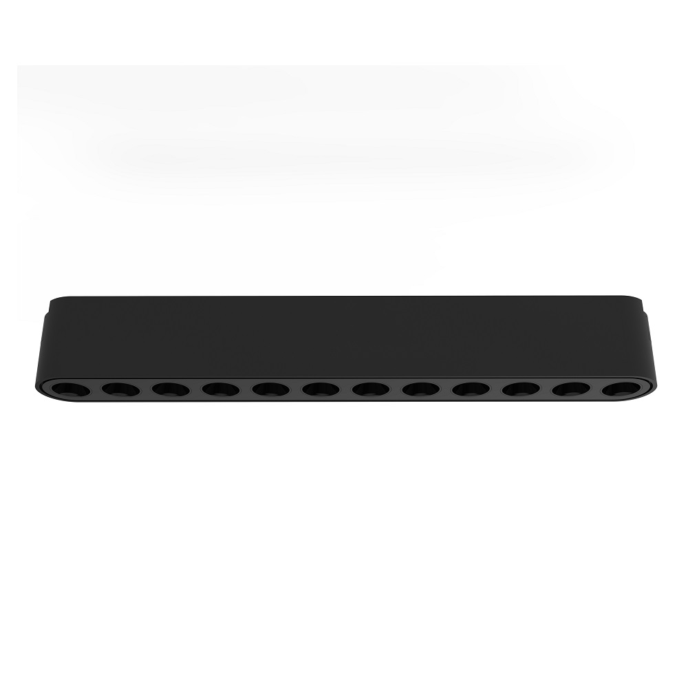 Светильник трековый светодиодный низковольтный ДПО16 1212 12W 4000K spot 36 град черный IP20