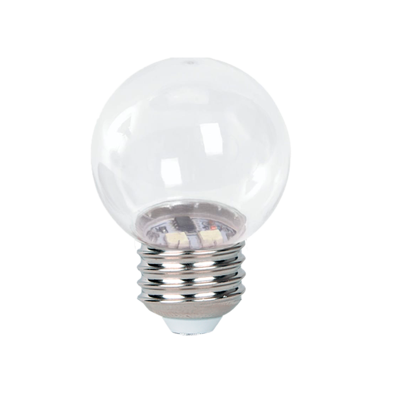 Лампа светодиодная шар прозрачный PLED- ECO- G45 3w E27 2700K CLEAR