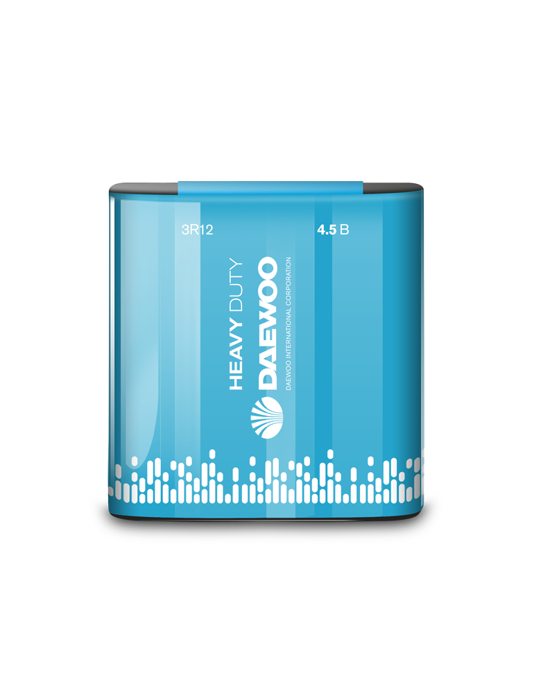 Элемент питания 3R12 DAEWOO солевая Heavy Duty, упаковка 1 шт.
