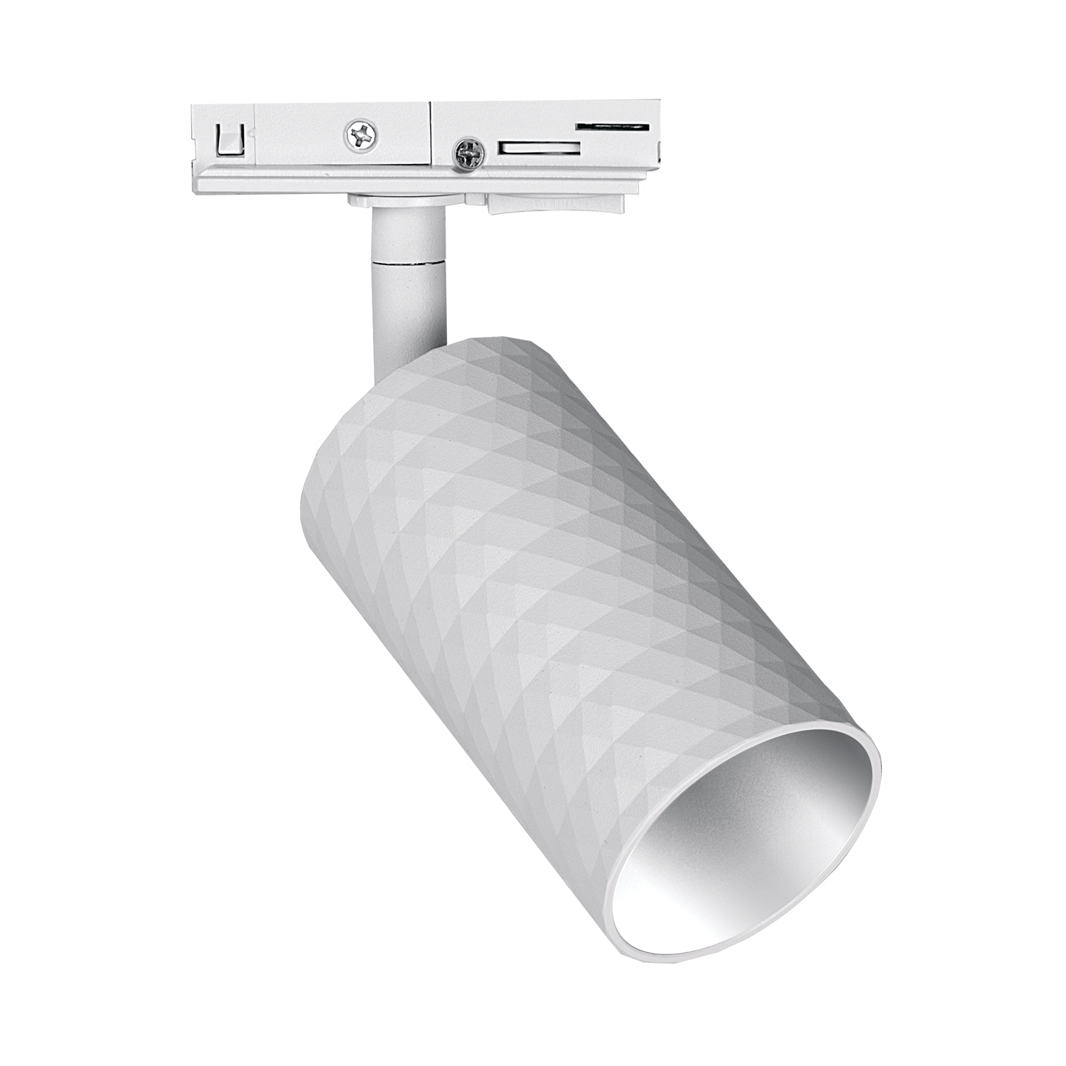 Светильник светодиодный трековый на шинопровод до 50W ДПО-50Вт белый под лампу GU10