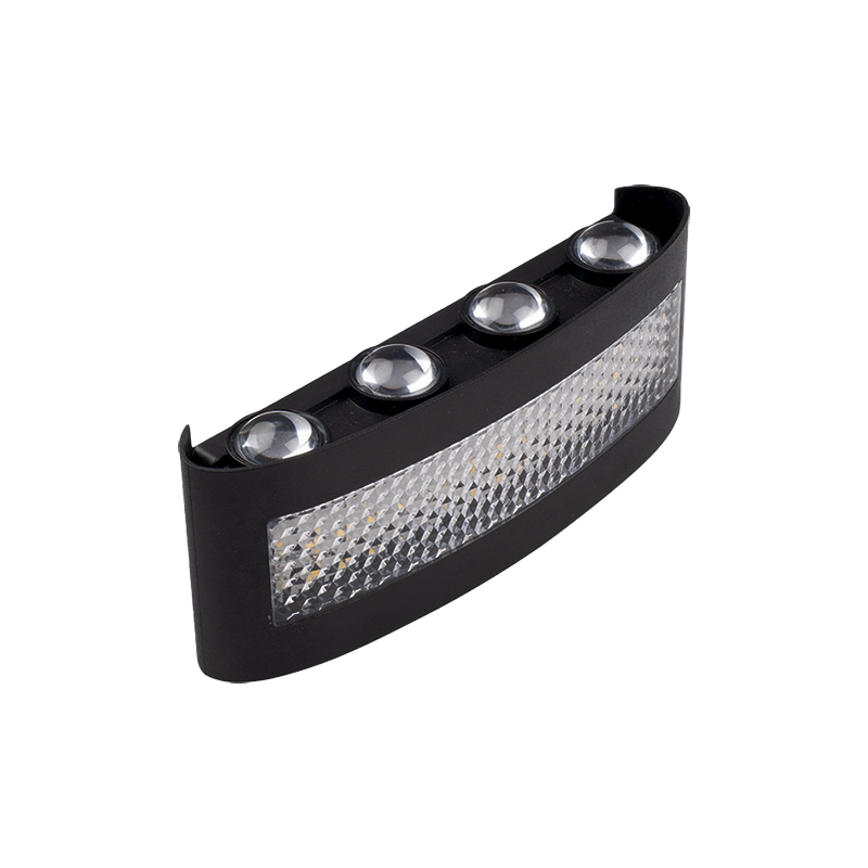 Светильник светодиодный фасадный ДБУ-81210 8W+4W 4000K BLчерный 1080Лм IP54