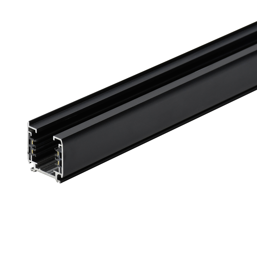 Шинопровод ТРЕХФАЗНЫЙ чёрный 2м 3P PTR 2M-BL