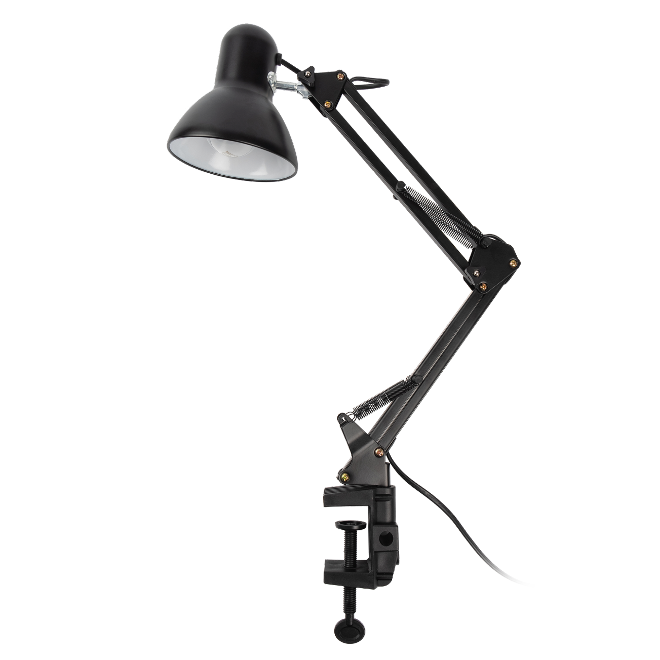 Светильник настольный TBL-01 Е27 на струбцине черный