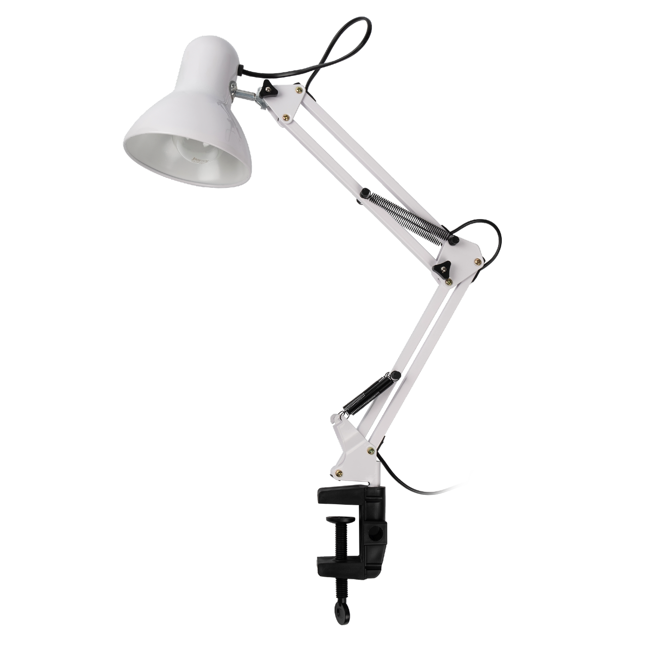 Светильник настольный TBL-01 Е27 на струбцине белый ФАZА