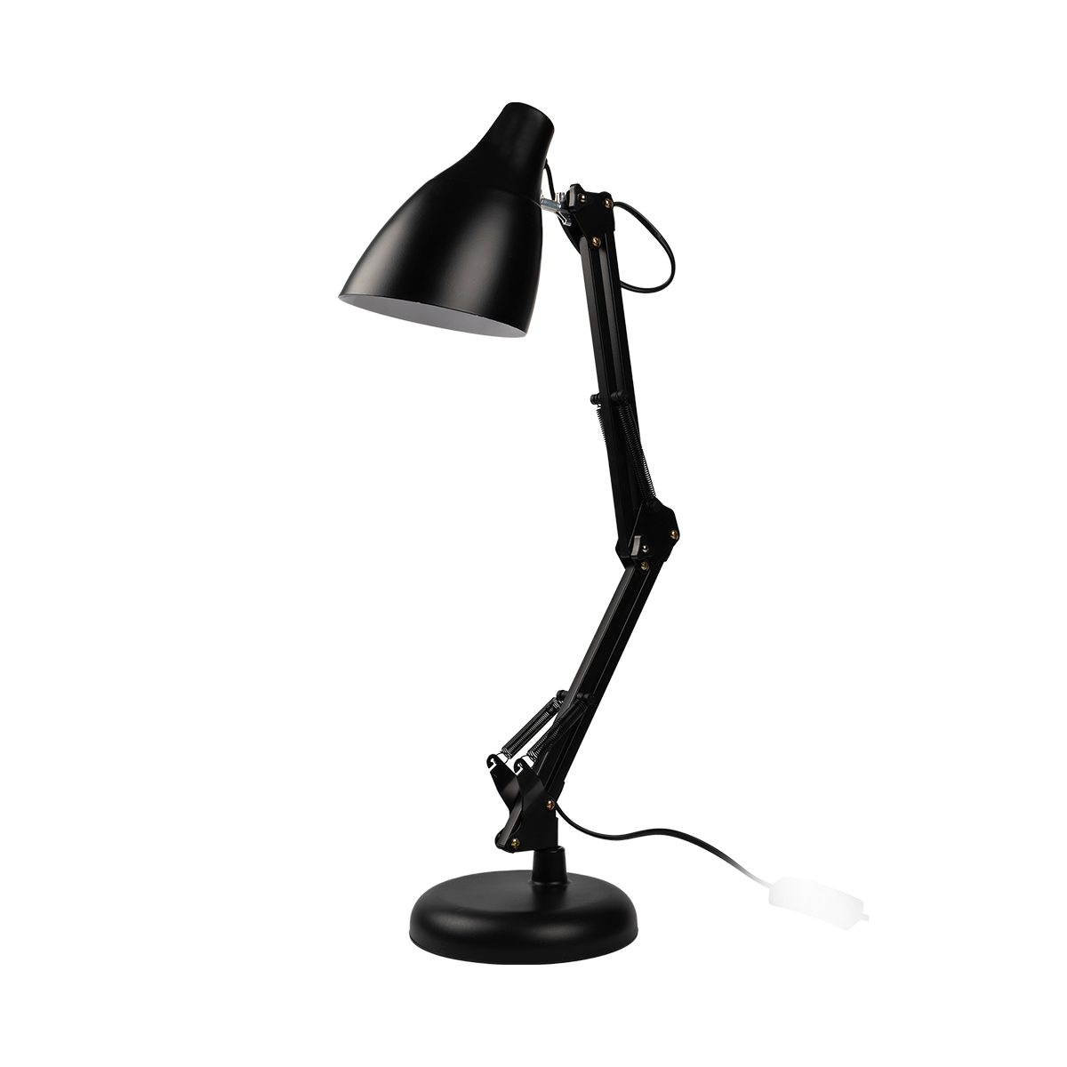 Светильник настольный TBL-02 Е27 на струбцине утяжеленная подставка черный ФАZА