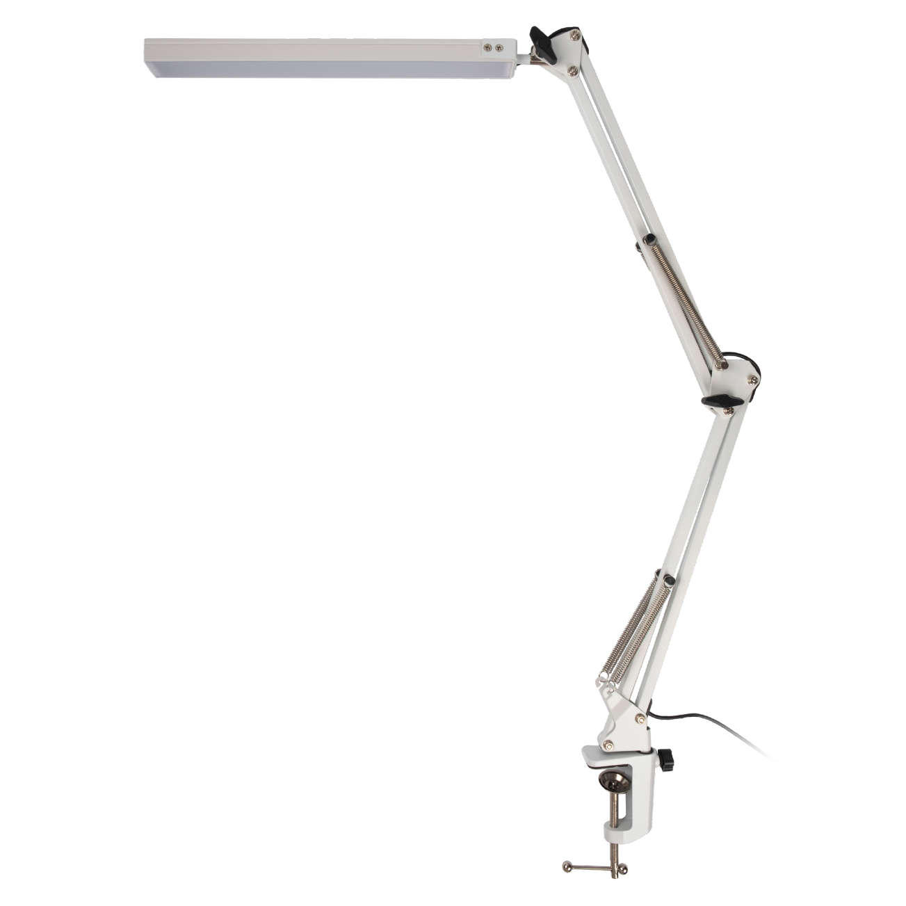 Светильник настольный TBL-03 12Вт USB на струбцине белый
