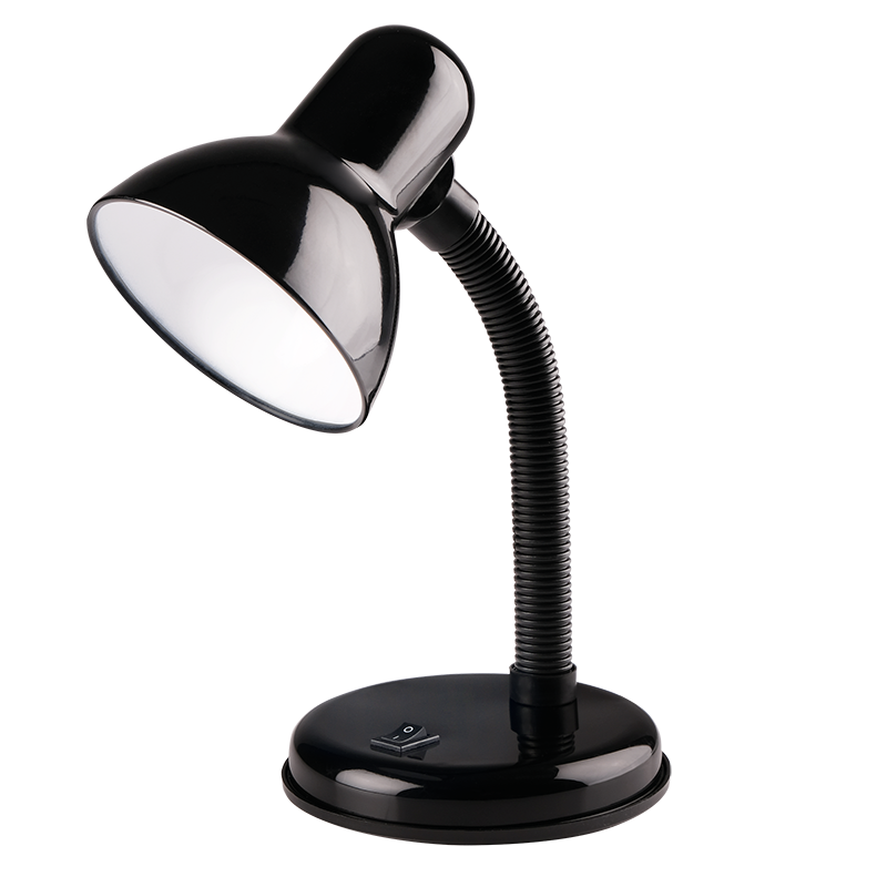 Светильник светодиодный настольный TBL-05 Е27 на подставке черный ФАZА