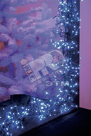 Гирлянда Фейерверк 200 микроламп белая 2 м