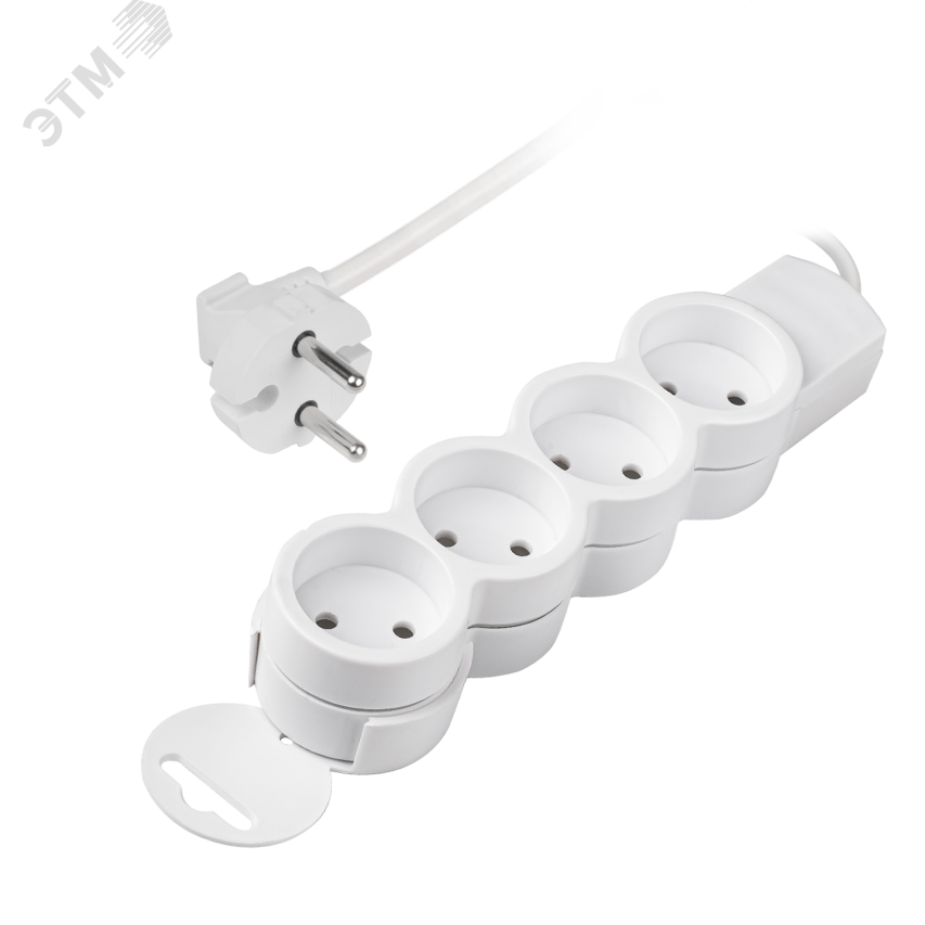 Изображение товара Удлинитель бытовой ФАZА FX-04-150 4 розетки 1,5 м кабель 10А