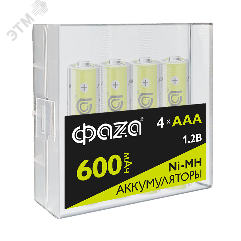 Изображение товара Аккумулятор ФАZА AAA 600мАч Ni-MH Box-4