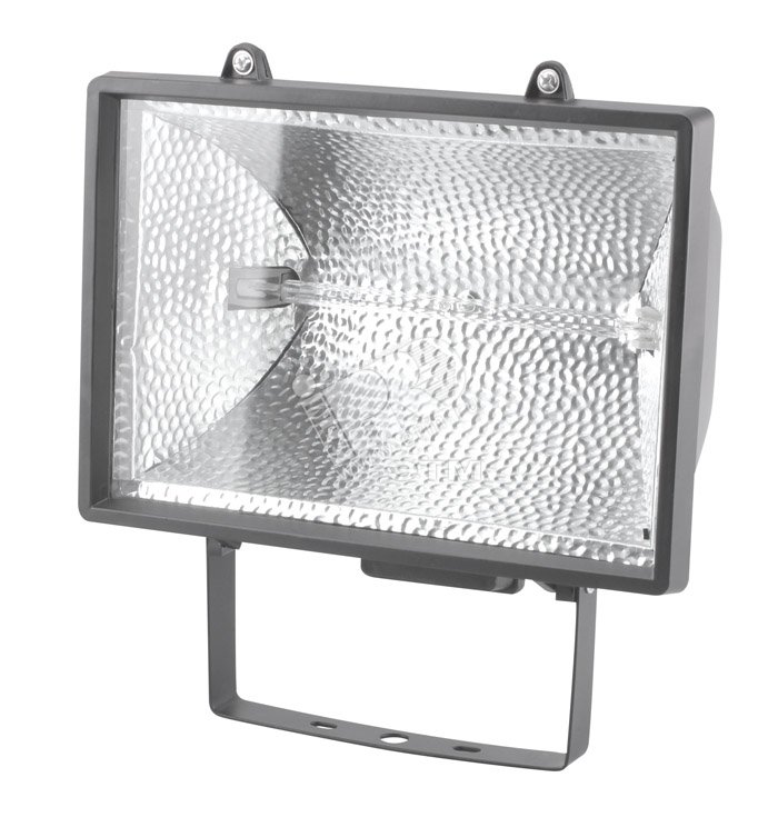 Прожектор галогенный JM-1000Вт , 220В черный Jazzway (3324346) JazzWay ...