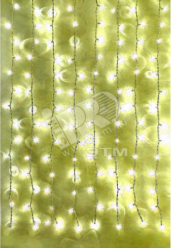 Электрогирлянда Занавес LDCL368-Y-E 150x150 368L LED. желтый
