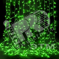 Гирлянда Занавес световой 925LED 2.5х3м уличный зеленый