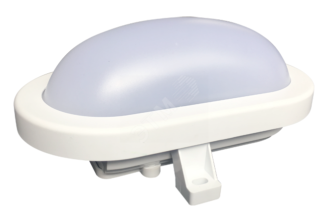 Светильник светодиодный ДБП-12W 4000K 900Лм овальный пластик IP65 ...