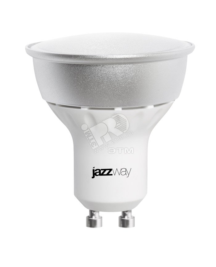 Лампа светодиодная LED 5вт GU10 холодная PLED 1013163 JazzWay