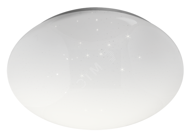 Светильник светодиодный ДБО- 12w круглый матовый звездное небо 4000K IP20 D260*90 Jazzway STARWAY 5009066 JazzWay