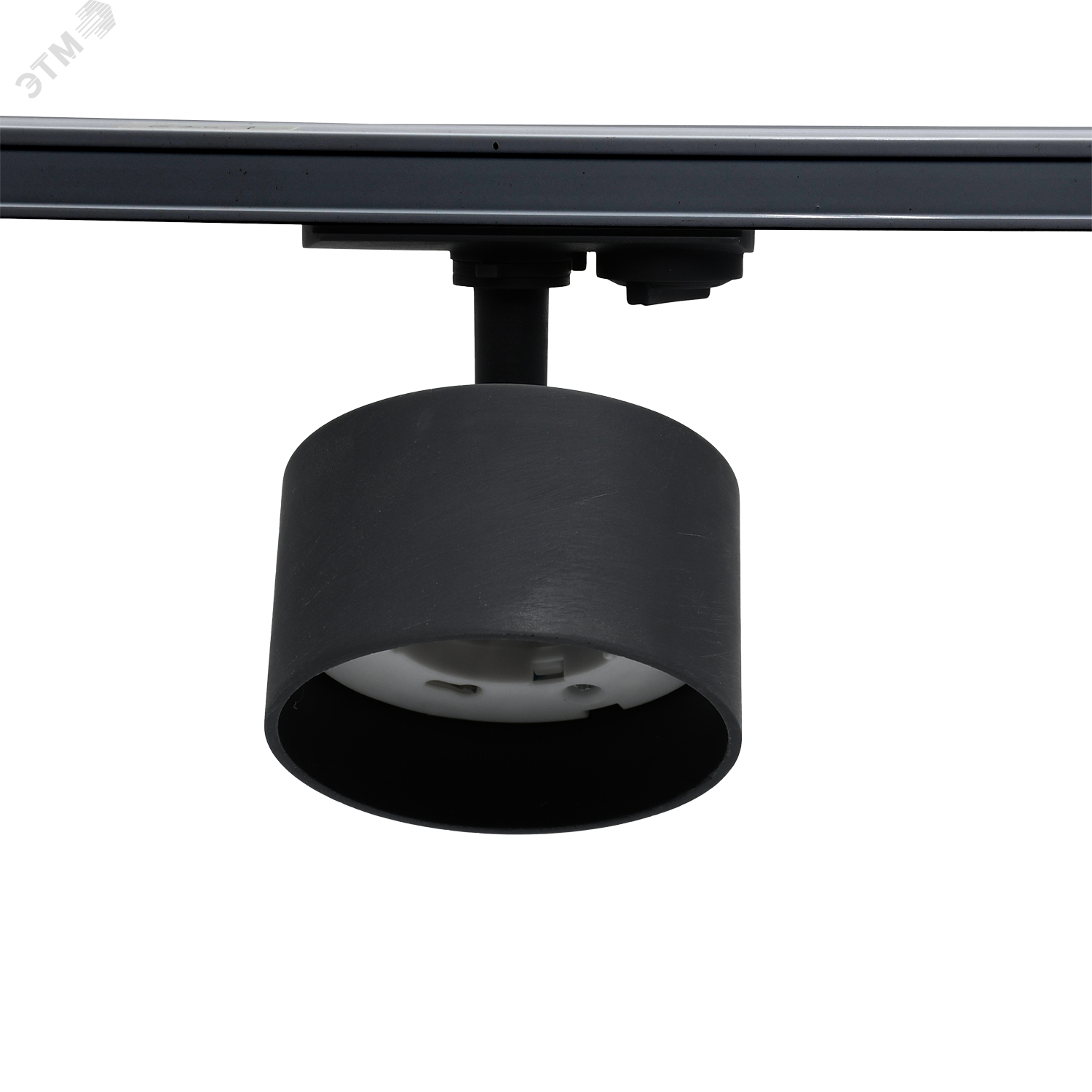 Изображение товара Светильник светодиодный трековый на шинопровод ДПО GX53 без лампы черный корпус (шт)