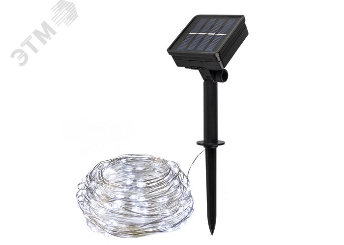 Изображение товара Солнечная светодиодная гирлянда SLR-G03-100W 100 LED для сада и дачи
