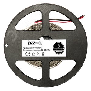 Лента светодиодная 14.4 Вт/м 12В 3000К теплый белый IP65 60 LED/м 5м - фото 3