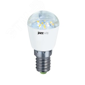 Лампа светодиодная LED 2Вт Т26 Е14 холодный прозрачная (для холодильника)