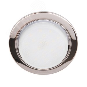 Светильник встраиваемый под лампу GX53 PGX53 10639.7 никель глянцевый - фото 3