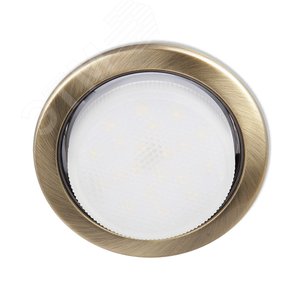 Светильник встраиваемый под лампу GX53 PGX53 10639.28 бронза матовая - фото 2