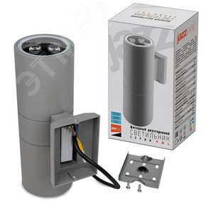 Светильник светодиодный ДБУ-2х5Вт архитектурный IP65 6500К 900Лм серый - фото 7