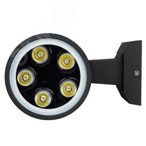 Светильник светодиодный PWL-26090/30D 2x5w архитектурный IP65 6500К черный - фото 3