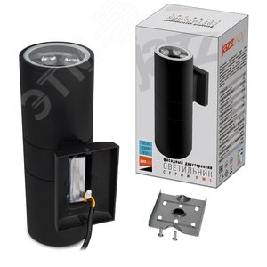 Светильник светодиодный PWL-26090/30D 2x5w архитектурный IP65 6500К черный - фото 7
