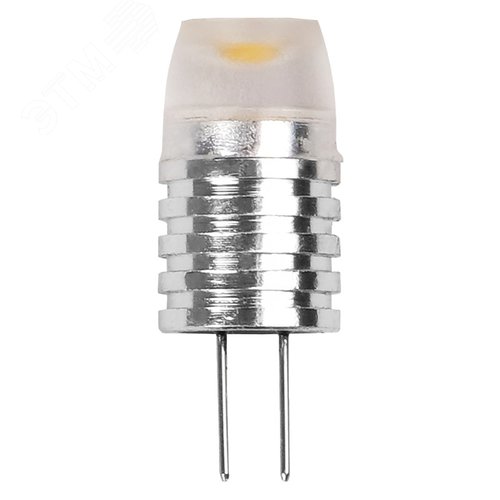 Лампа светодиодная LED 1.5Вт G4 12В AC/DC теплый (блистер 5 шт.) - фото 2