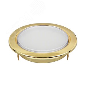 Светильник под лампу с цоколем GX70 золото глянцевое 121х54 мм - фото 2