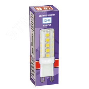 Лампа светодиодная LED 5Вт G9 300Лм белый 220V/50Hz 1032133B JazzWay - 2