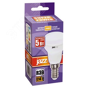 Лампа светодиодная рефлекторная LED 5Вт R39 E14 230/50 теплый SP 1033581 JazzWay - 2