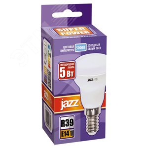 Лампа светодиодная рефлекторная LED 5Вт R39 E14 холодный 230V/50Hz SP 1033598 JazzWay - 2