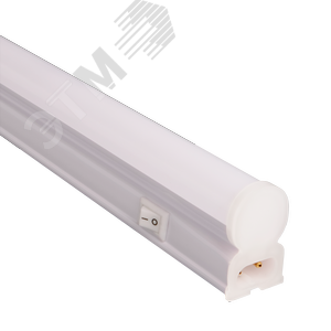 Светильник светодиодный ДПО-8Вт T5i 600мм 4000K пластиковый 85-265V - фото 1