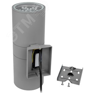 Светильник светодиодный ДБУ-2х9Вт архитектурный IP65 6500К 1620 Лм серый - фото 2