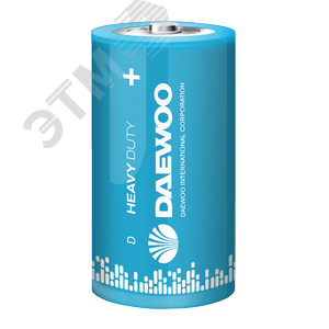 Элемент питания LR20 DAEWOO солевая Heavy Duty блистер, 2 шт. - фото 2