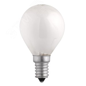 Лампа накаливания P45 240V 60W E14 frosted