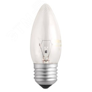 Лампа накаливания B35 240V 60W E27 clear