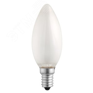 Лампа накаливания B35 240V 40W E14 frosted