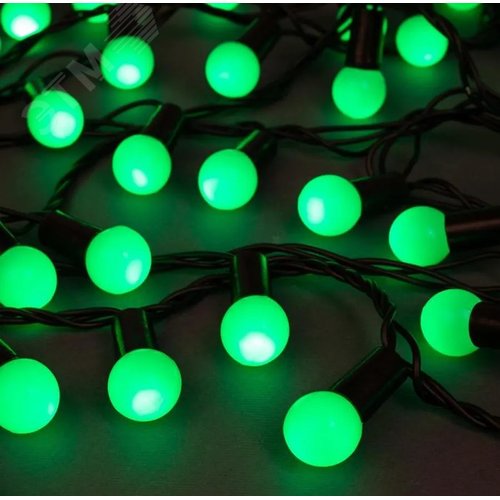 Электрогирлянда Жемчужные шарики 128LED зеленая - фото 2