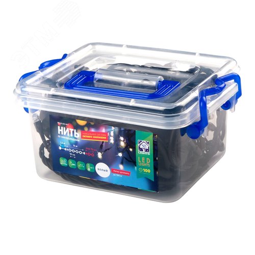 Гирлянда 100LED уличная белая 10 м - фото 2