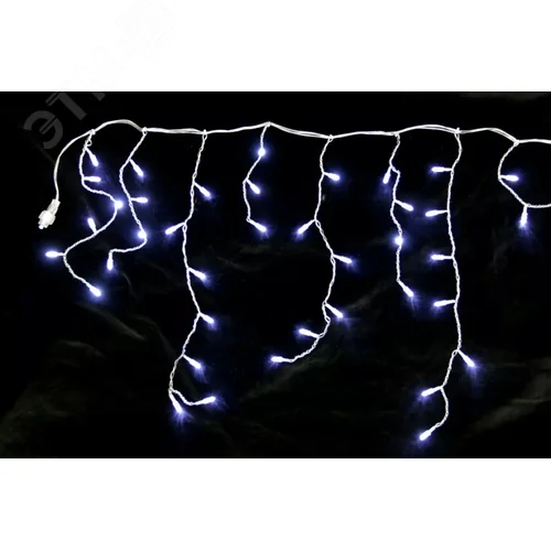 Электрогирлянда Бахрома 100 теплый белый мерцающих светодиодов, 2 м, IP44, до 10 соединений, RB-OIC100LSE-WW-T-I4-F - фото 2