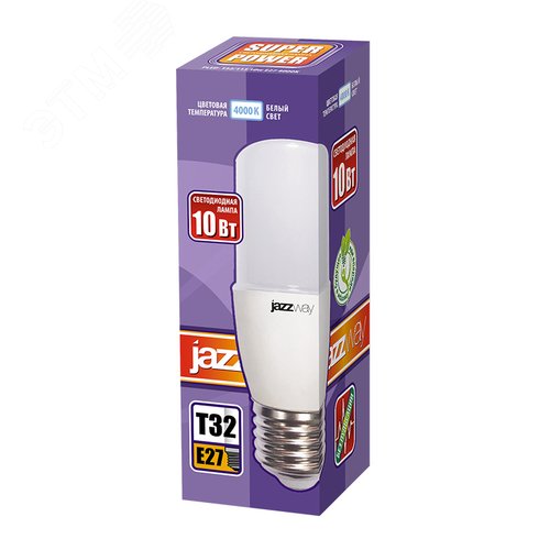 Лампа светодиодная LED 10вт E27 белый T32 800Lm - фото 2