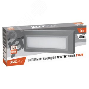 Светильник светодиодный ДВО-5w 4000K 340Лм IP65 для фасадов серый - фото 5