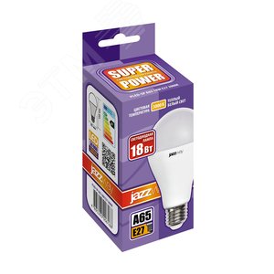 Лампа светодиодная LED 18вт E27 теплый белый матовая груша - фото 2