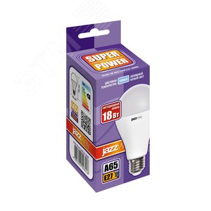 Лампа светодиодная PLED-SP A65 18w 5000K E27?230/50 5006218A JazzWay - 2