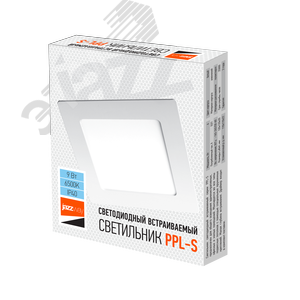 Светильник светодиодный ДВО-9w 6500K 600 Лм IP40 WH 145мм встраиваемый квадрат - фото 3